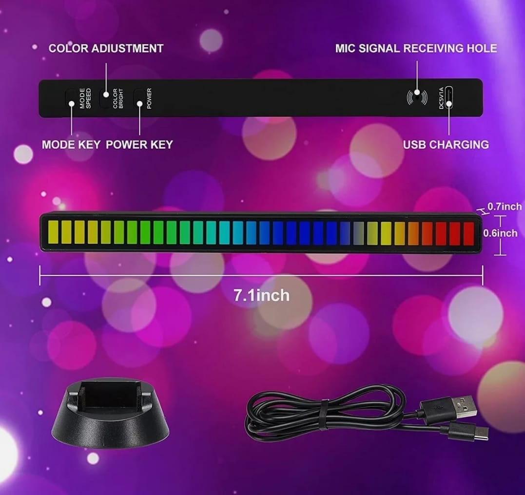 Dragon Sound Reactive Music Light Bar 2-Piece Pack