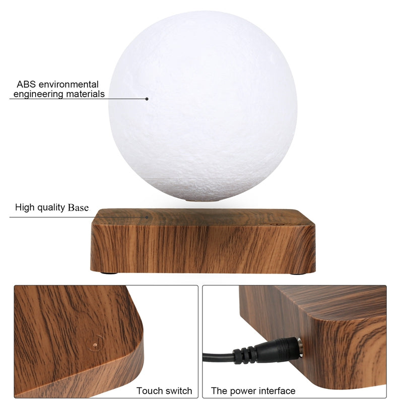 Mesmerising 3D Magnetic Levitation Moon Lamp