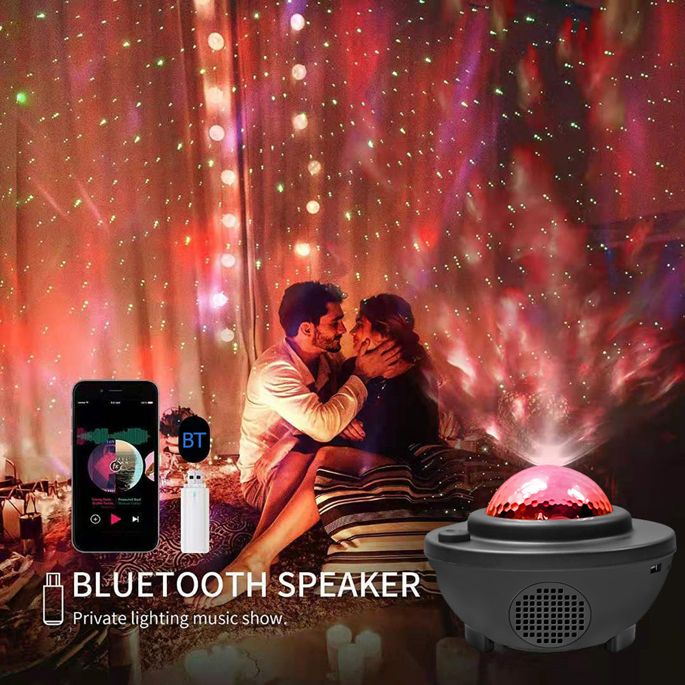 Enchanting Starry Sky Galaxy Projector with Bluetooth Speaker