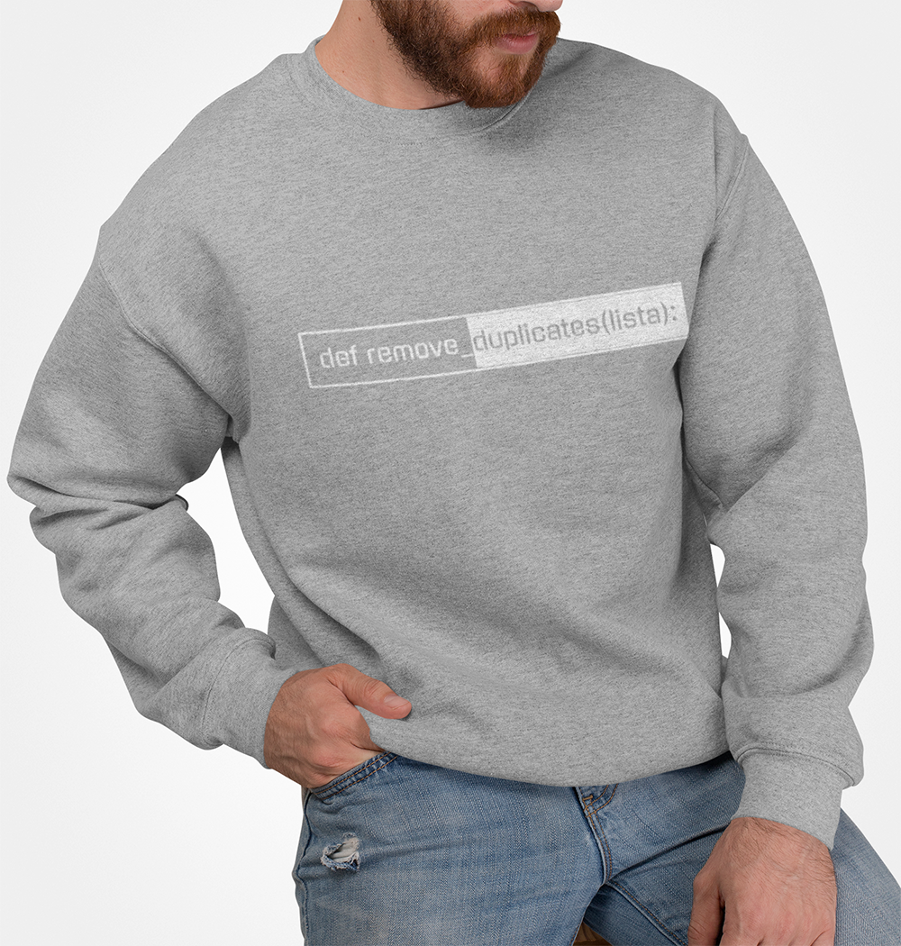 Men’s Python Coding Logo Sweatshirt