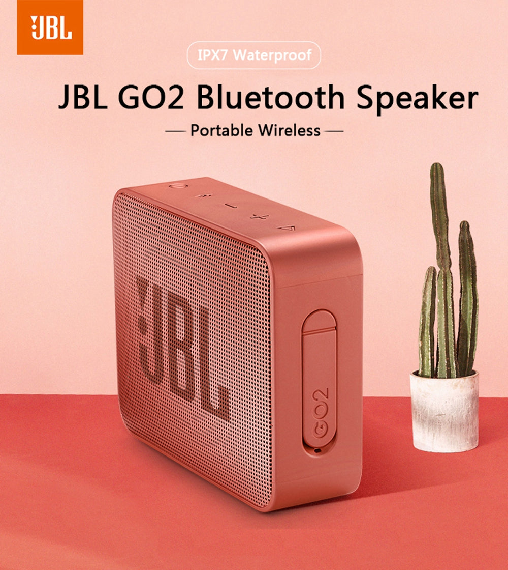 Waterproof Wireless Portable JBL GO2 Bluetooth Speaker