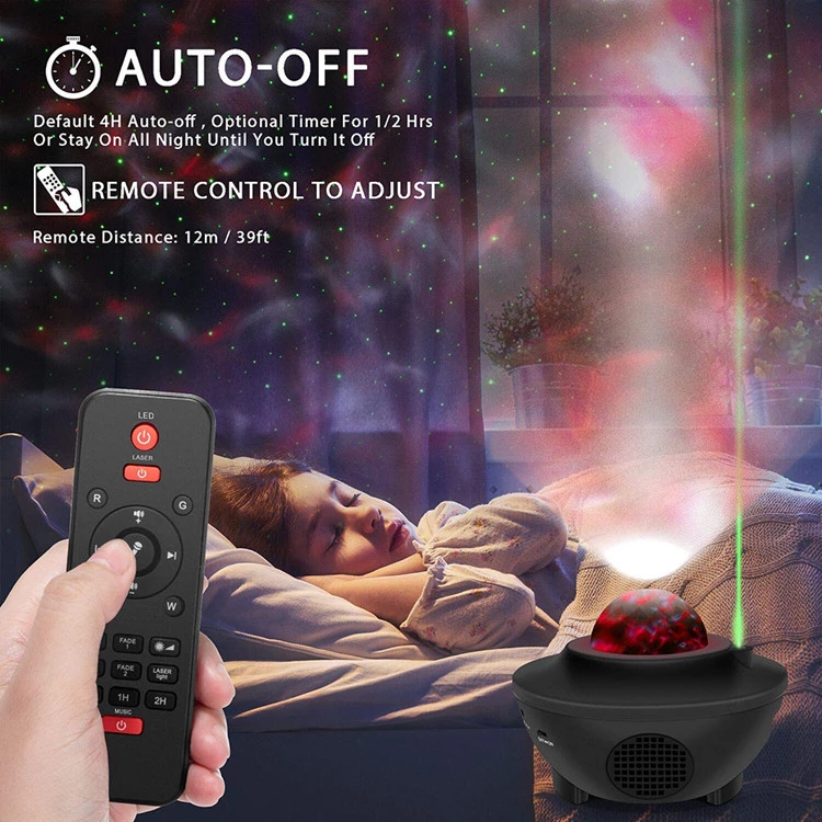 Enchanting Starry Sky Galaxy Projector with Bluetooth Speaker