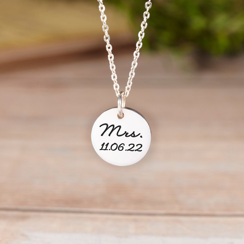 Mrs. Necklace, Gift for Bride to be, Bridal Shower, Bride Jewellery