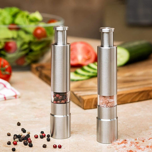 Elegant Stainless Steel Salt & Pepper Grinder