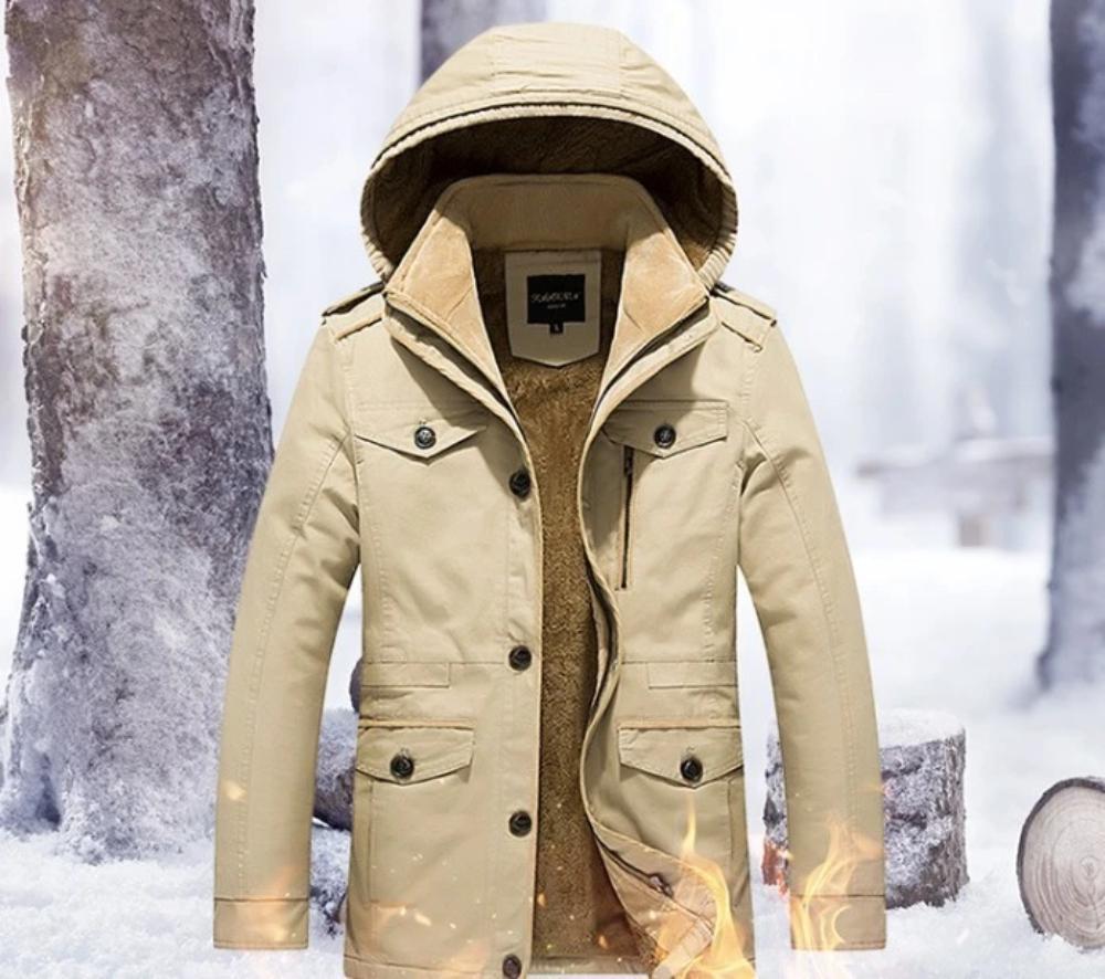 Men’s Hooded Military Style Coat