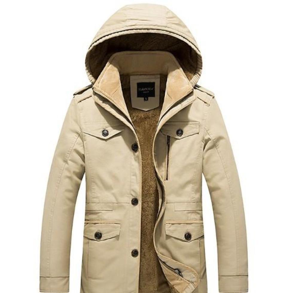 Men’s Hooded Military Style Coat