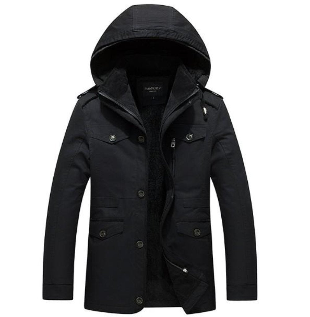 Men’s Hooded Military Style Coat